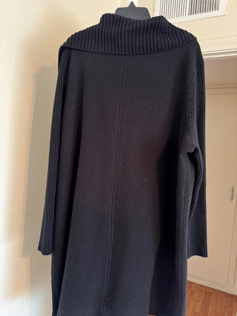 Sejour Wool Sweater Coat - Picture 2 of 5